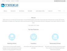 Tablet Screenshot of medicagroup.com